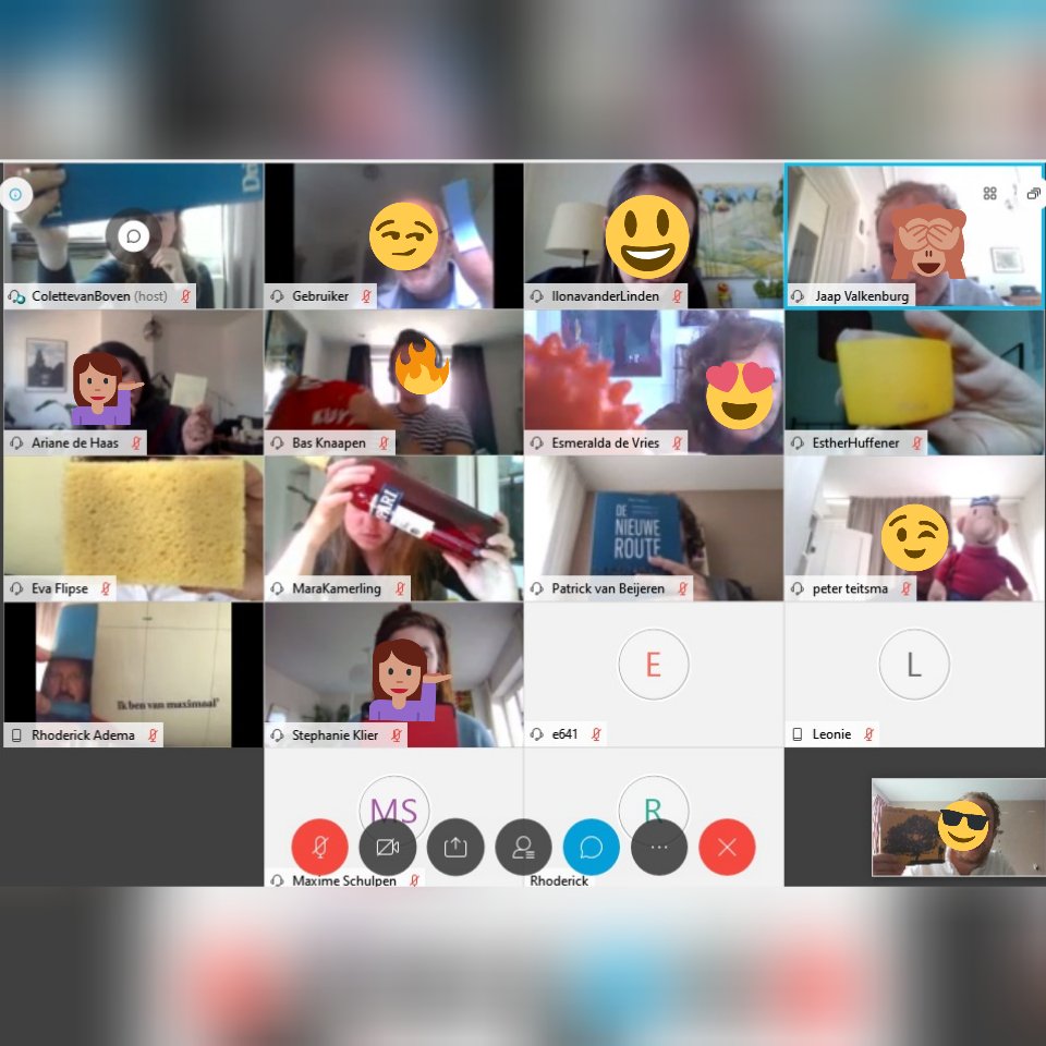 Wat een creativiteit, vanmiddag tijdens de digitale #MAD brainstorm voor de #buurvrouwenbuurvrouwbus! Veel goede ideeën om dit initiatief verder te brengen. Wordt vervolgd!