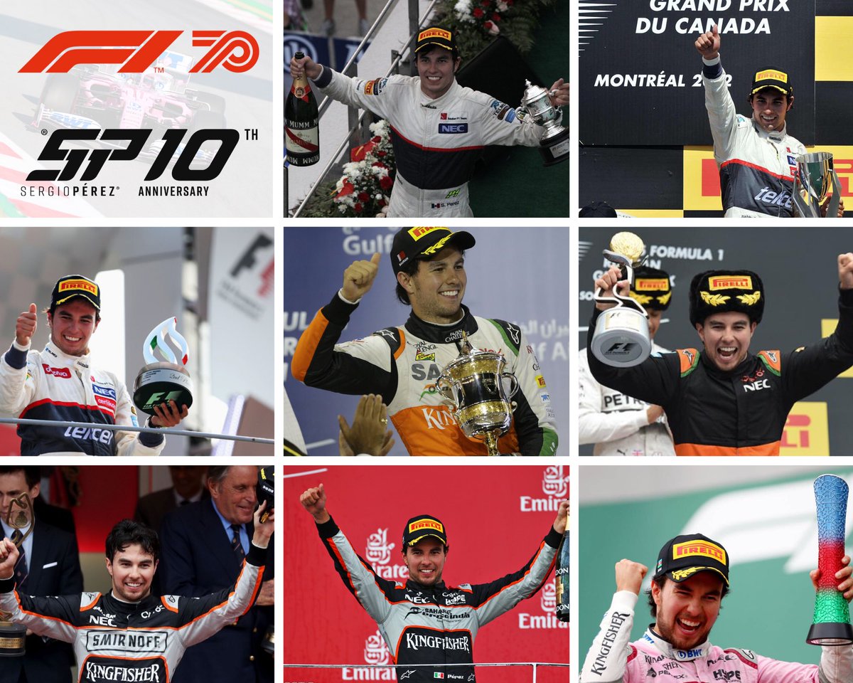 SChecoPerez's tweet photo. ¡Qué orgullo y privilegio ser parte de esta historia que hoy cumple 70 Años! #HappyBirthdayF1 🙌 https://t.co/pVvFDPDti9