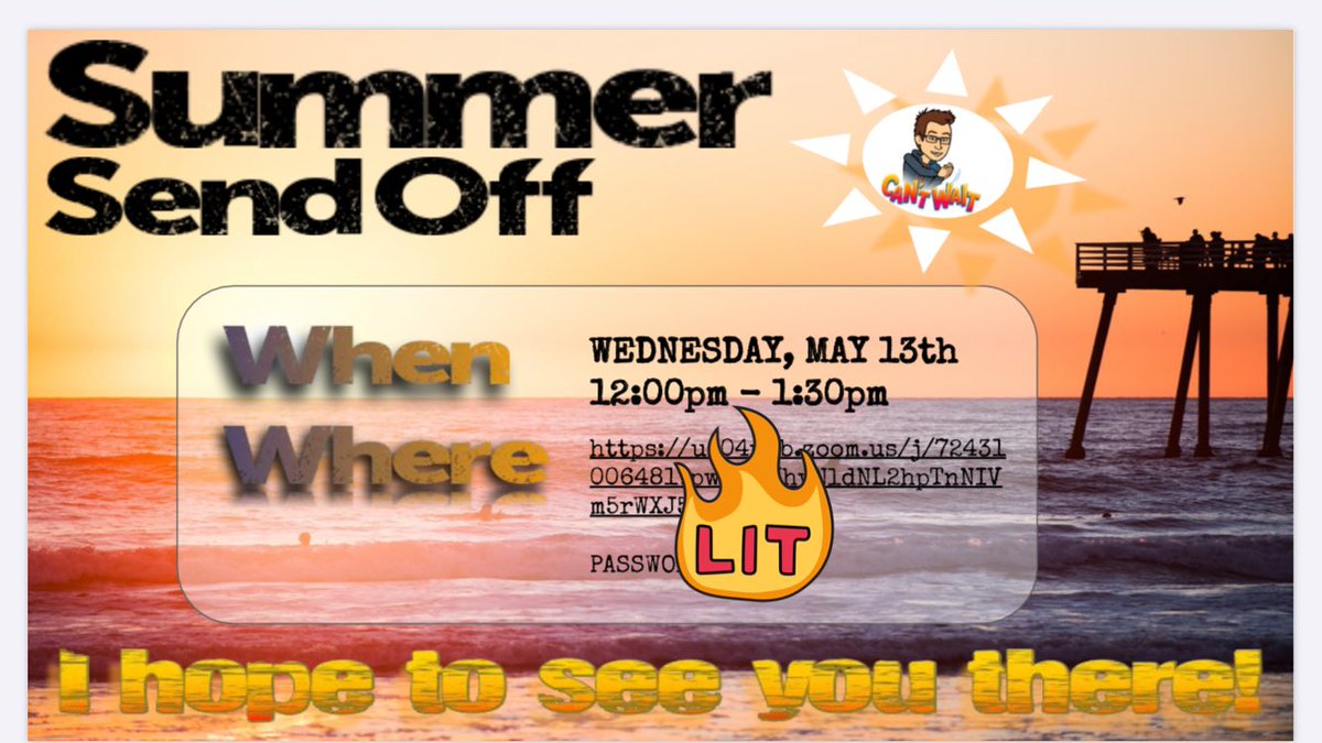 DHelmEDU's tweet image. I just wrapped up a 🤪FUN😜 summer send off with my students!  I absolutely loved spending time learning with them this year and was blown away by how many of them dropped in to say hello!!  I will definitely miss each of them this summer! #aplusstudents 🐝