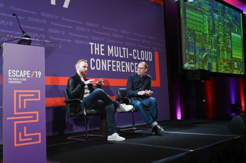 ESCAPE19Conf's tweet photo. [VIDEO 📽️] @save_spoons from @LightStepHQ &amp; @thmsmlr from @stitchfix discuss ways of unlocking developer velocity, shortening MTTR, and accelerating business innovations.

https://t.co/aBLfnxB4mT

#EscapeConf #MultiCloud #Observability https://t.co/MBJriT5rSl