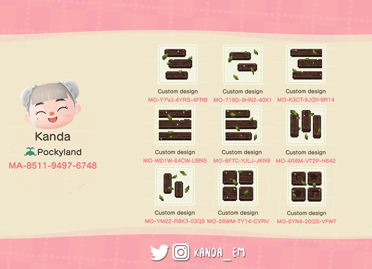 kandaem's tweet image. another version of the wooden planks I uploaded some time ago, these include the leaves I'm using on my other patterns as well! 🌱
__

#animalcrossing #acnh #animalcrossingnewhorizons #animalcrossingdesigns #acnhdesigns #acnhpatterns