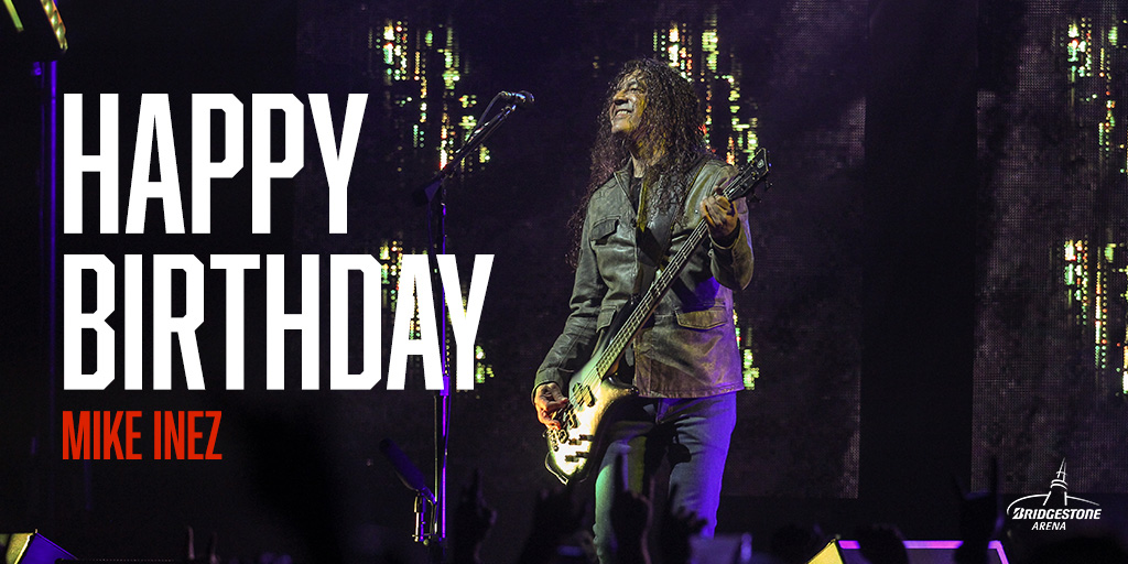 There are No Excuses not to wish Mike Inez from a happy birthday! 