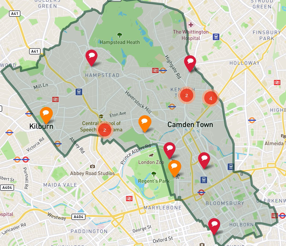 Please head to our Commonplace map, put a pin in it and have your sayWith social distancing set to remain for some time to come, Camden will work to keep people safe from  #covid-19,  #speeding, and  #airpollution. Please join us  https://camdensafetravel.commonplace.is 