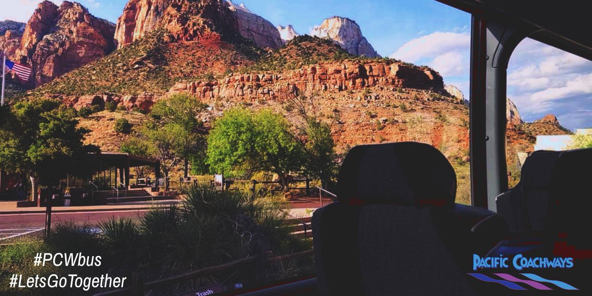 PCWbus's tweet photo. Isn't Zion beautiful? We love how much you can see through our big windows, while being driven by a professional driver. Such a great way to relax and enjoy the sights!
#BusesMoveAmerica #savetourism #tourismstrong #KeepBusesMoving #letsgotogether #goIMG https://t.co/YsraVAsuBt