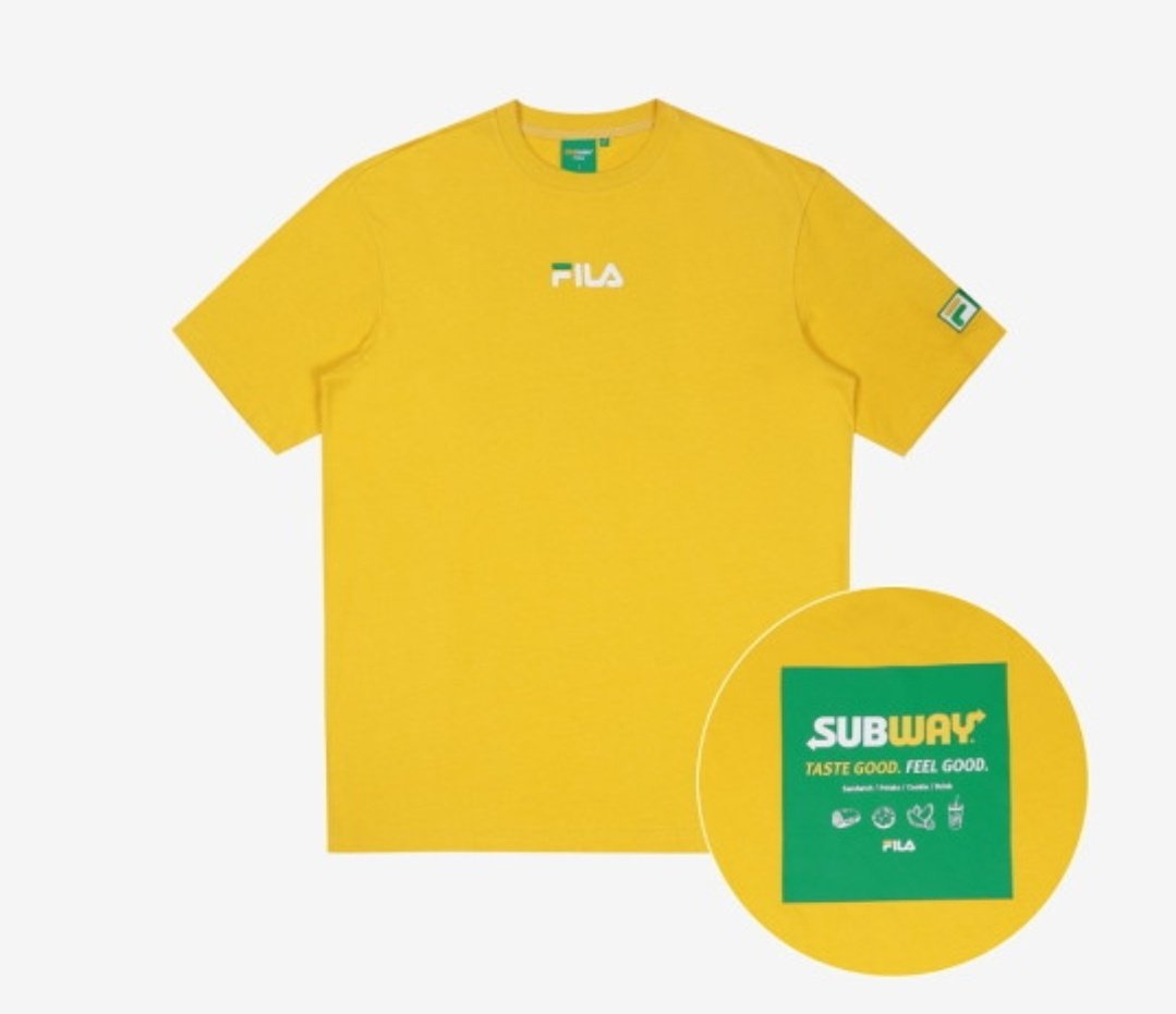 urkpop_fangirl's tweet photo. PRE-ORDER 🇵🇭🇲🇾🇸🇬
FILA x Subway - Logo Graphic T-Shirt
YELLOW
Sizes: **Limited stock per size
S/ M / L / XL
DM for Interested buyers!
#FILAxSubway #FILA #subway #FILAPH #FILAMY #FILASG https://t.co/xoQce8TVxR