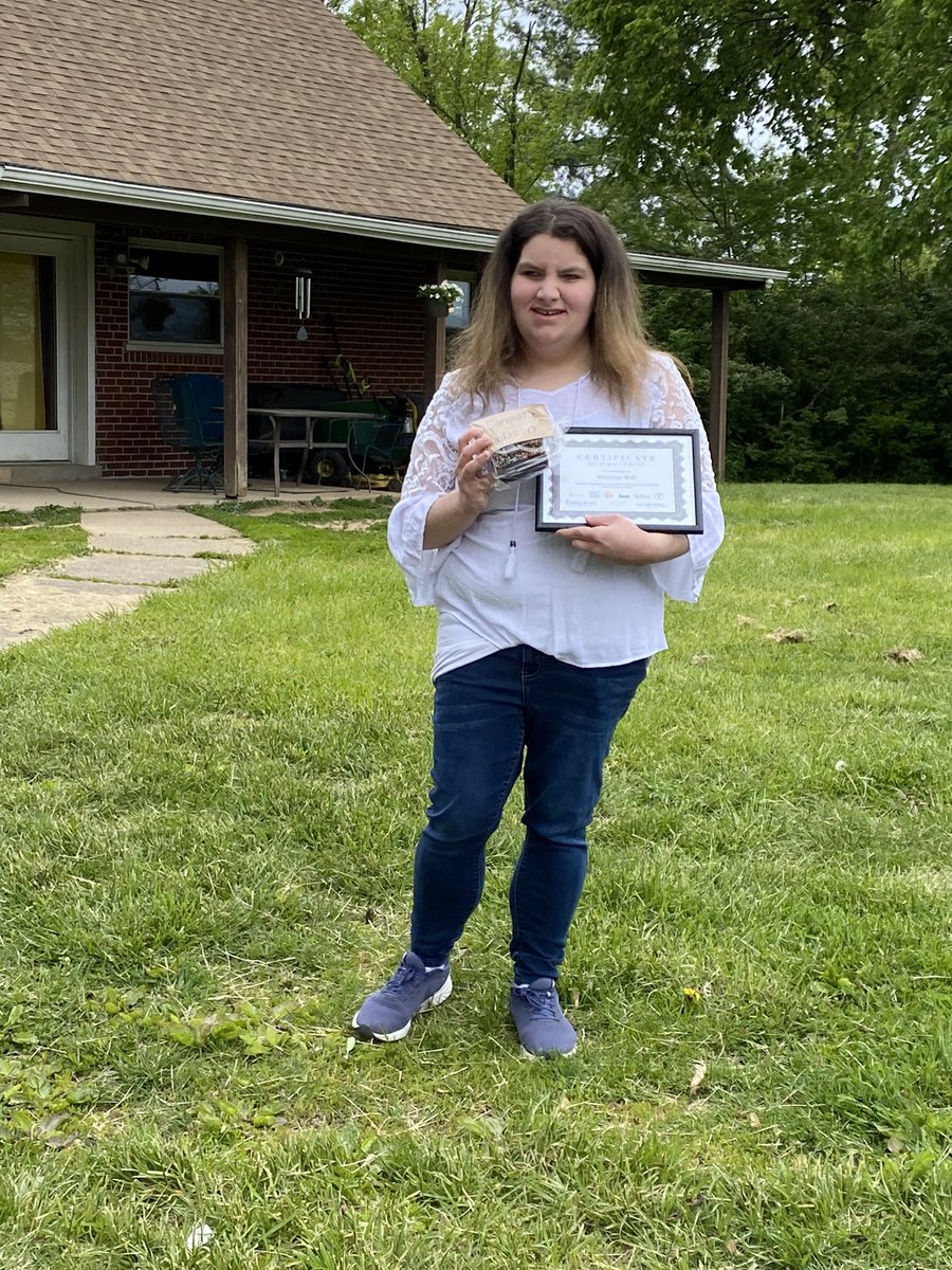 DJillCook1's tweet photo. Thrilled to get to be part of the team that delivered certificates of completion to the Norse Project SEARCH interns today.  They have worked hard, learned lots and are ready for the next step- employment! @SearchNorse @LindsayLinzb23 @mkephartccs @CCSchoo1s @beechwood_tiger https://t.co/oXIifkLix1