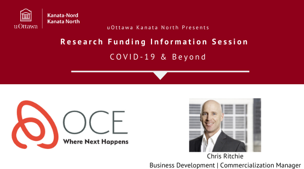 uottawakn's tweet photo. Join us TOMORROW, Thursday, May 14th from 11:30 a.m. – 1:00 p.m. to hear from Chris Ritche, Business Development, Commercial Development Manager at @OCEinnovation on their COVID-19 Collaboration platform.   
#OCE #Covid19 

 Register here: https://t.co/JZ9RE0SuyY https://t.co/YkObZkydt4