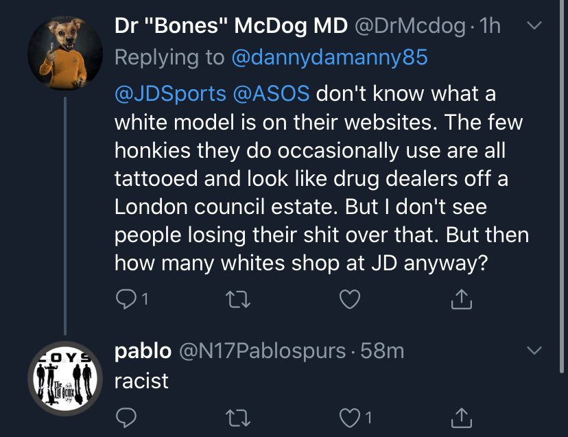 Dr Bones outed by Pablo for what he is, a true triumph   #racist