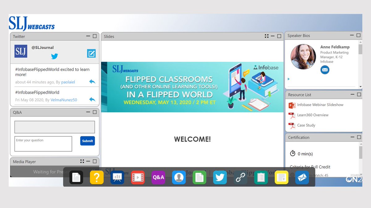 hasd_max_wptlib's tweet photo. Ready to learn more at "Flipped Classrooms (and Other Online Learning Tools!) in a Flipped World" Thank you #InfobaseFlippedWorld @sljournal https://t.co/X4S9mJKFFM