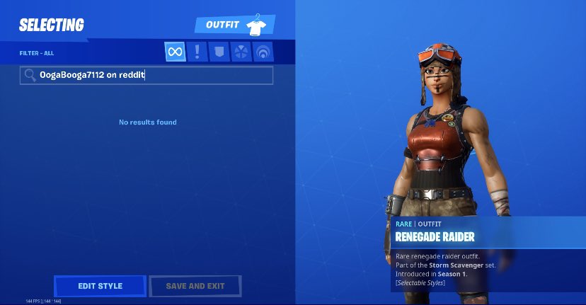 oogoa1's tweet photo. [REPOST] Renegade Raider + Raiders Revenge for sale/ trade dm me offers! 
#fortniteaccountsforsale #fortniteaccount #fortnite #renegade #raidersrevenge #ngf #fortniterenegaderaider #reconexpert #aerialassault https://t.co/ZbUZuROLiQ