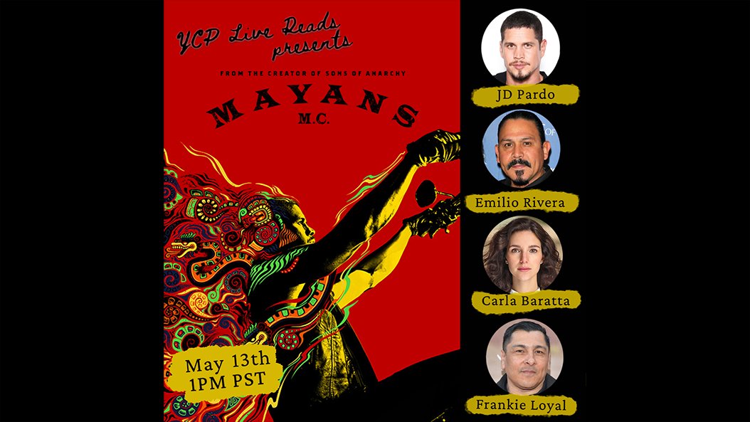 AcademyMuseum's tweet photo. Join the cast of @MayansFX do a live reading of ‘EAST, LOS 90022’ written by a student at the Youth Cinema Project TODAY AT 1PM PST. LINK: https://t.co/t7cGZEQVPV 🎬 🎬 🎬 @youthcinema_ #YCPLiveReads https://t.co/cXb4ovPqE5