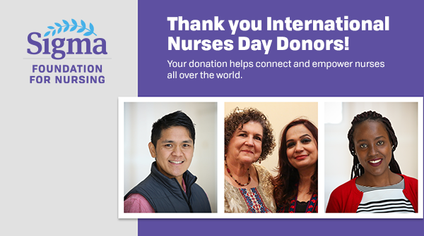 To the Sigma Foundation for Nursing's team of donors: Thank you for making  yesterday so special. You are advancing Sigma's mission to develop nurse leaders anywhere to improve healthcare everywhere.
#WeAreSigmaNurses
bit.ly/2YX65mQ