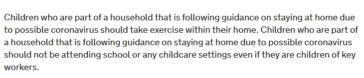 And then there's this official UK Government guidance, which doesn't really gel with the idea that children can't be transmitters... https://www.gov.uk/government/publications/covid-19-stay-at-home-guidance/guidance-for-households-with-grandparents-parents-and-children-living-together-where-someone-is-at-increased-risk-or-has-symptoms-of-coronavirus-cov