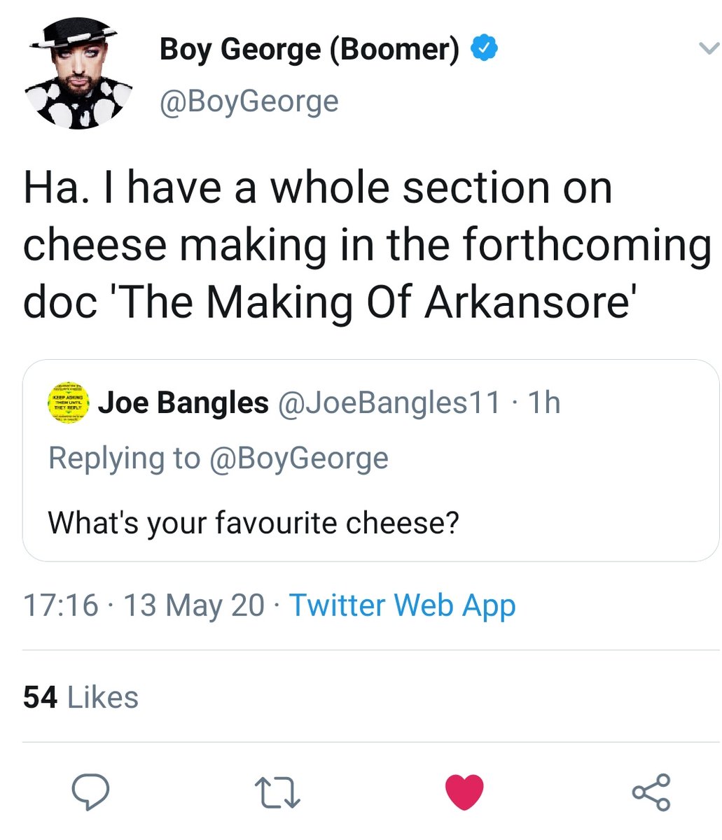 A big thank you to  @SusanCalman,  @BoyGeorge,  @edgarwright and  @michelrouxjr for your replies and cheese choices!Next time I'm at Le Gavroche I'll have to see if they have melted cheese on the menu 