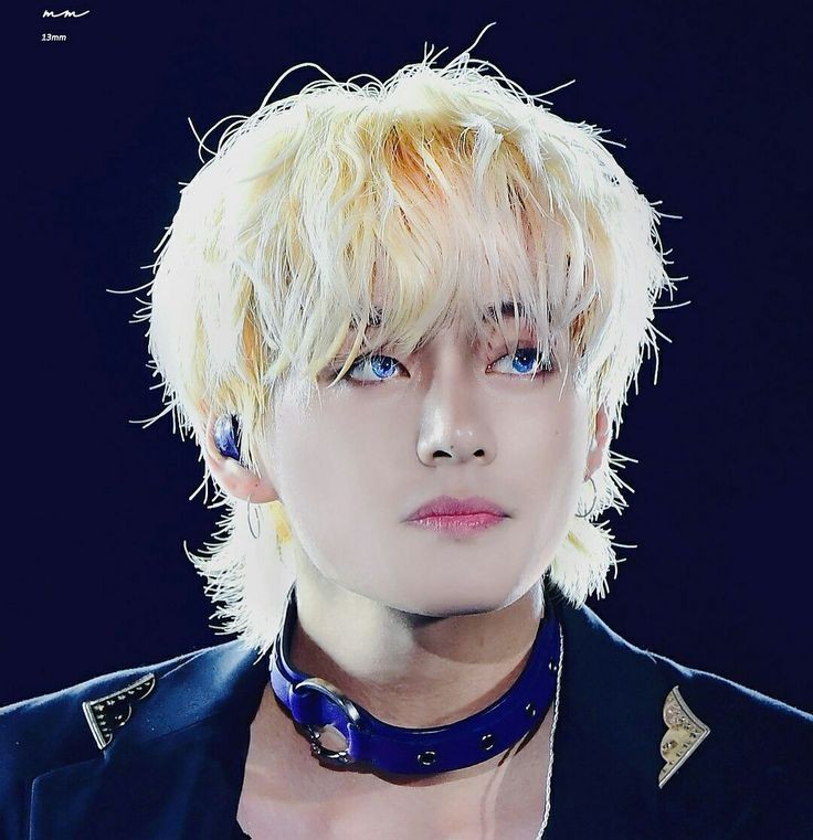Blond hair and blue contact lenses yes thank you