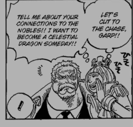 And very very suspiciously in chapter 905, Stelly asks Garp about his connections to the celestial dragons because he wants to BECOME one  is garp that close to them? We also know sabo uses the dragon claw fist, which we assume is taught by Dragon himself