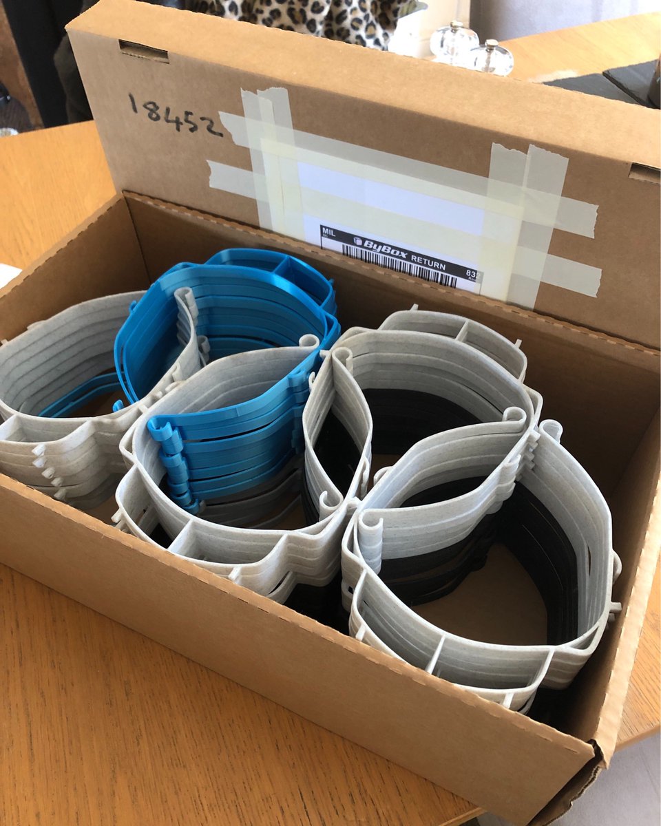 Today the #SupplierSpotlight is on Pat who delivered these beautifully printed frames last week!

To help us keep #PrintingToProtect please donate what you can here: bit.ly/N3DPSdonations