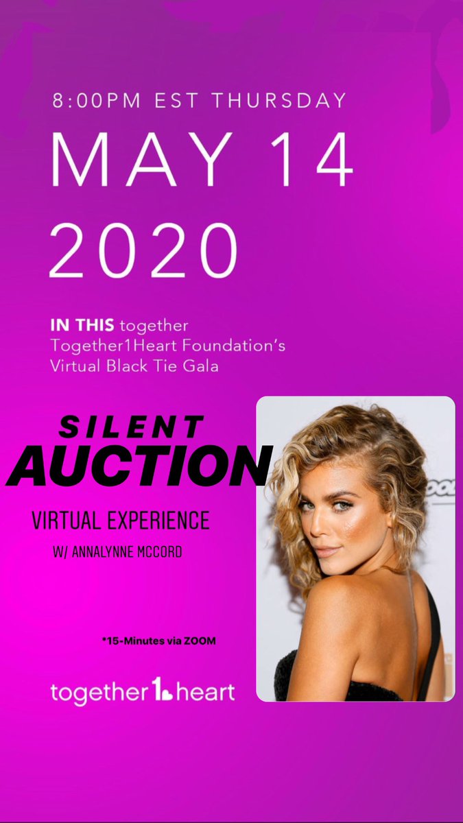 together1heart's tweet photo. #CelebrityVirtualExperience Silent Auction for #InThisTogether Gala tomorrow night @ 8PM EST https://t.co/t2siSl3IHO https://t.co/IQRQZgQpme
