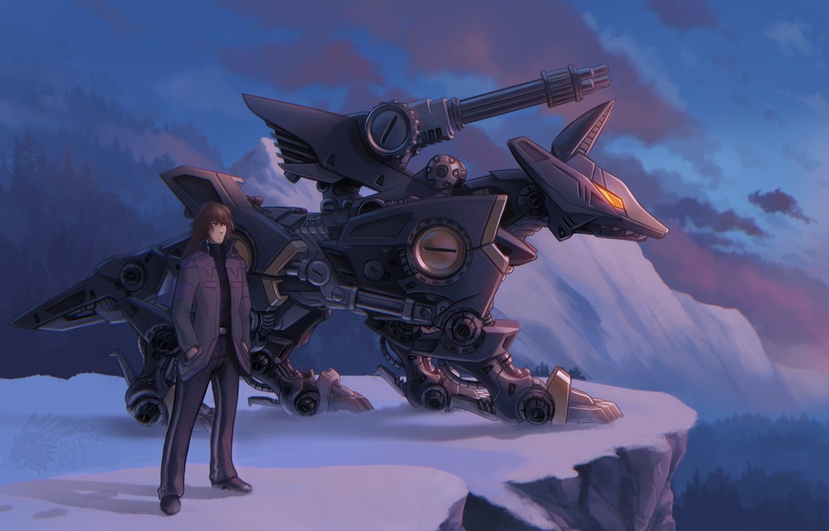 lion_aurora's tweet image. Commission for @derangedhyenart 

Really excited to have done a full illustration of the Shadow Fox in a pretty setting! On DeviantART: fav.me/ddx3qa3

#zoids #shadowfox #ゾイド #シャドーフォックス