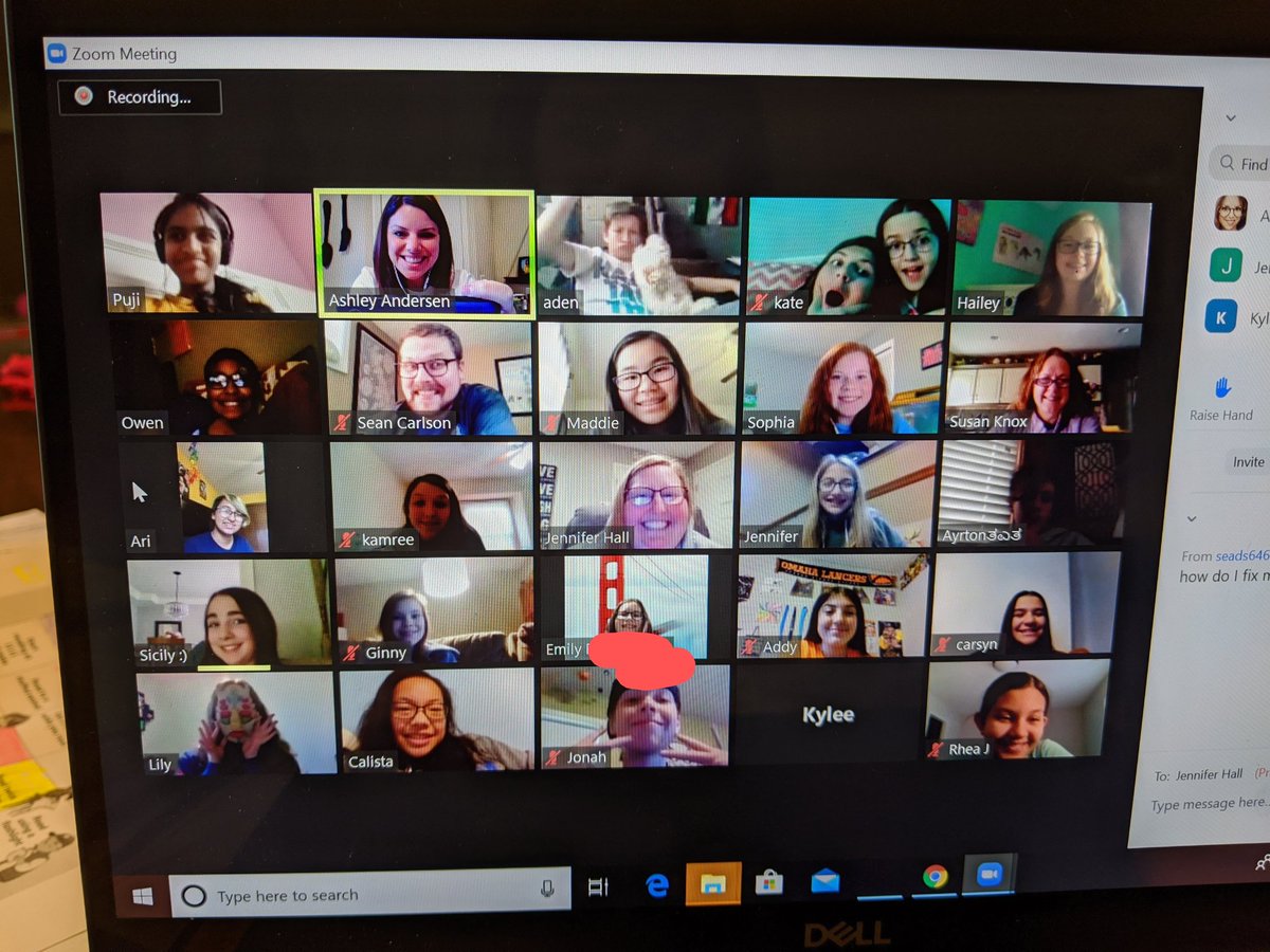 I love these people! #teammelbourne send off Zoom was the best 💚💙 <a href="/NMS_Mustangs/">North Middle School</a> #proud2bmps <a href="/seanmcarlson/">Sean Carlson</a> <a href="/missjjhall/">Jen Hall</a> <a href="/shallknox/">Susan Nelson Knox</a>