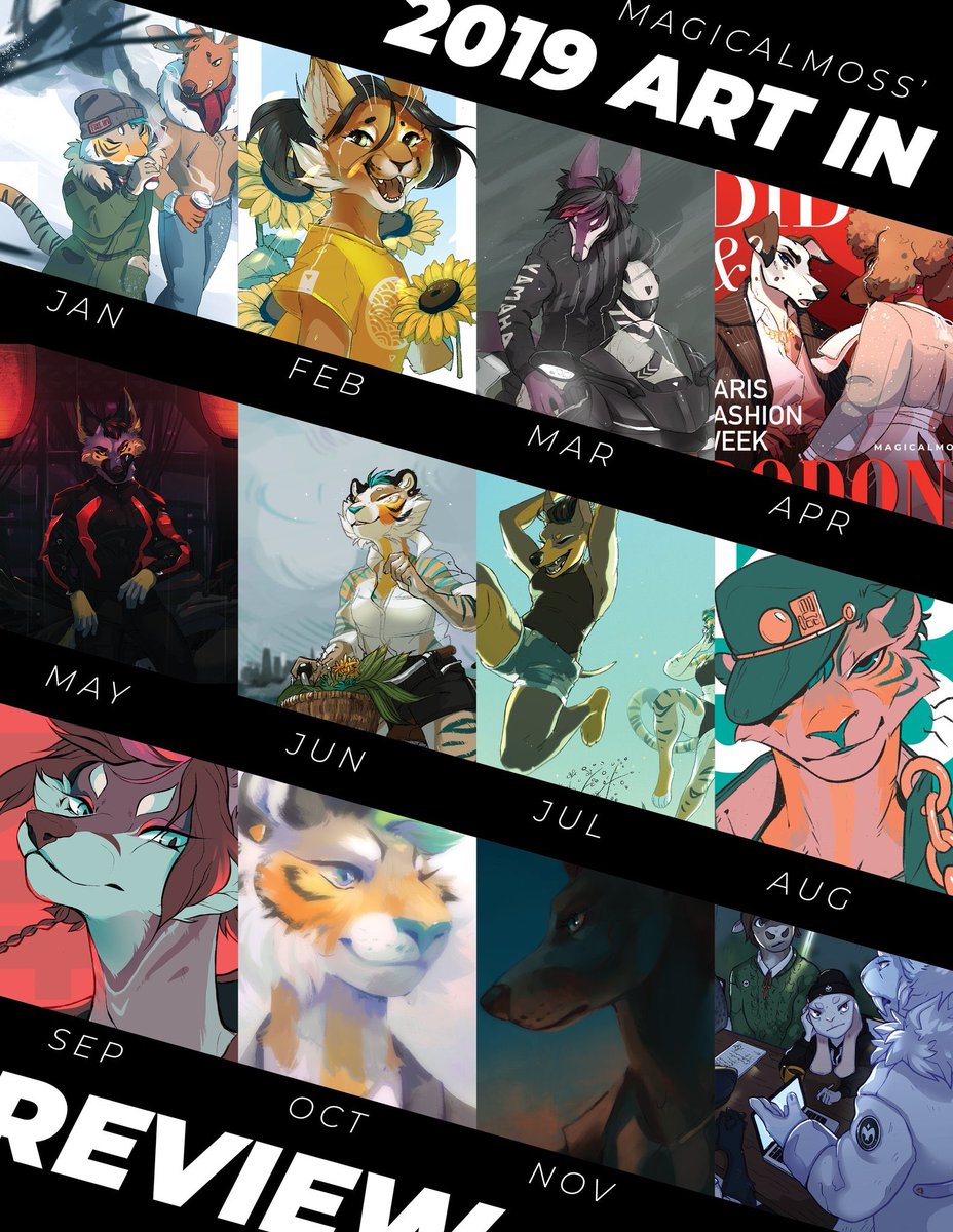So in 2019, I really picked up the pace at which I made art. Partially because my audience was growing, but mostly because I started being happy about the result. A lot of that core anatomy/technique development was kicking in, and the art was FUN to make!