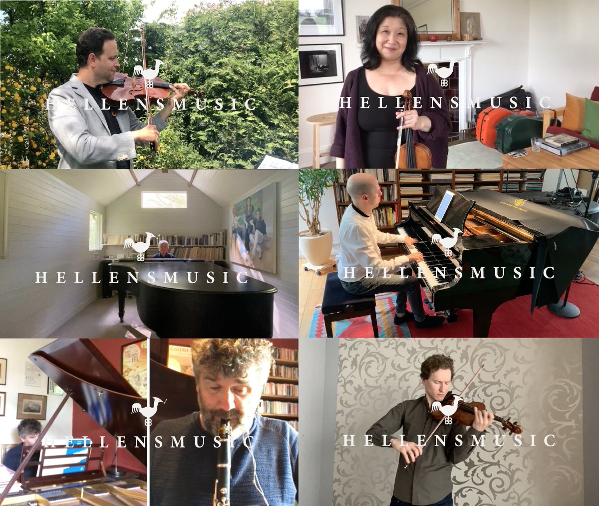 Hellensmusic was due to start today and while we can't share live music together, our guest musicians have sent MUSICAL GREETINGS from their homes to share with you.
Stay tuned – we will be sharing these videos during the following days on our Facebook account!