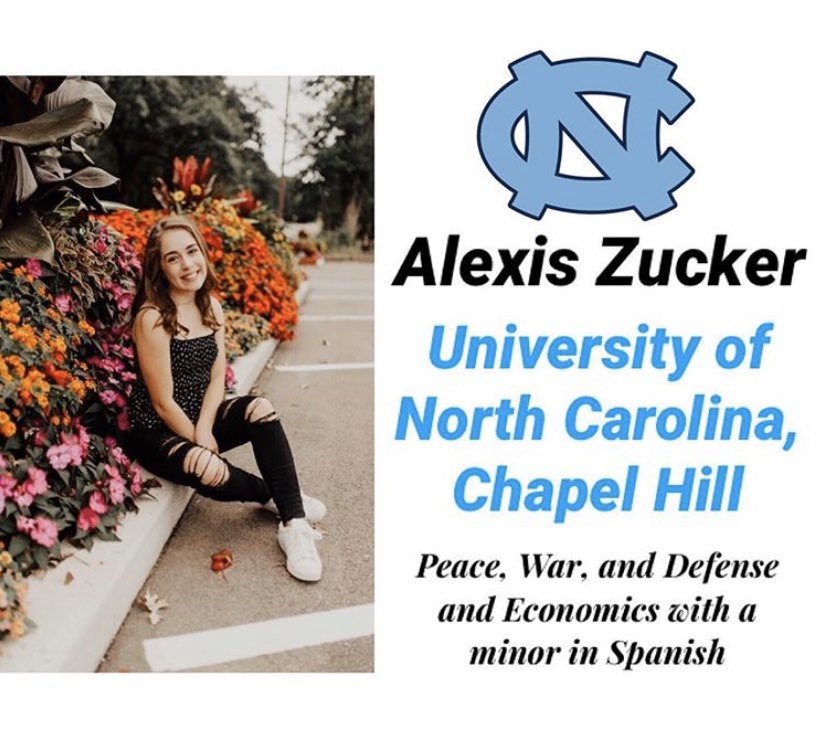 TonkaWrites's tweet photo. Today’s senior is Alexis Zucker. Alexis joined the WC in 10th grade. From coaching conferences to writing blog posts, she has loved it all. Alexis will be attending UNC, Chapel Hill to study Peace, War, and Defense and Economics with a minor in Spanish. Congrats Alexis!! https://t.co/laovluIiqh