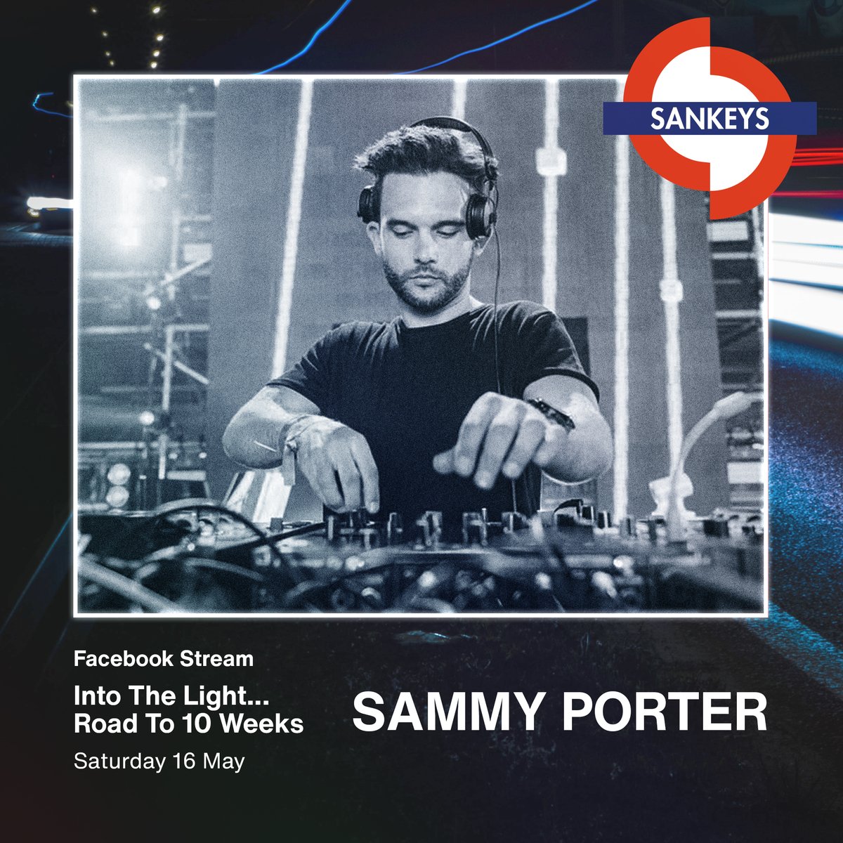 Sammy Porter will also be joining us this Saturday 🙌

See you on Sankeys London Facebook page, starting @ 3pm 🎵