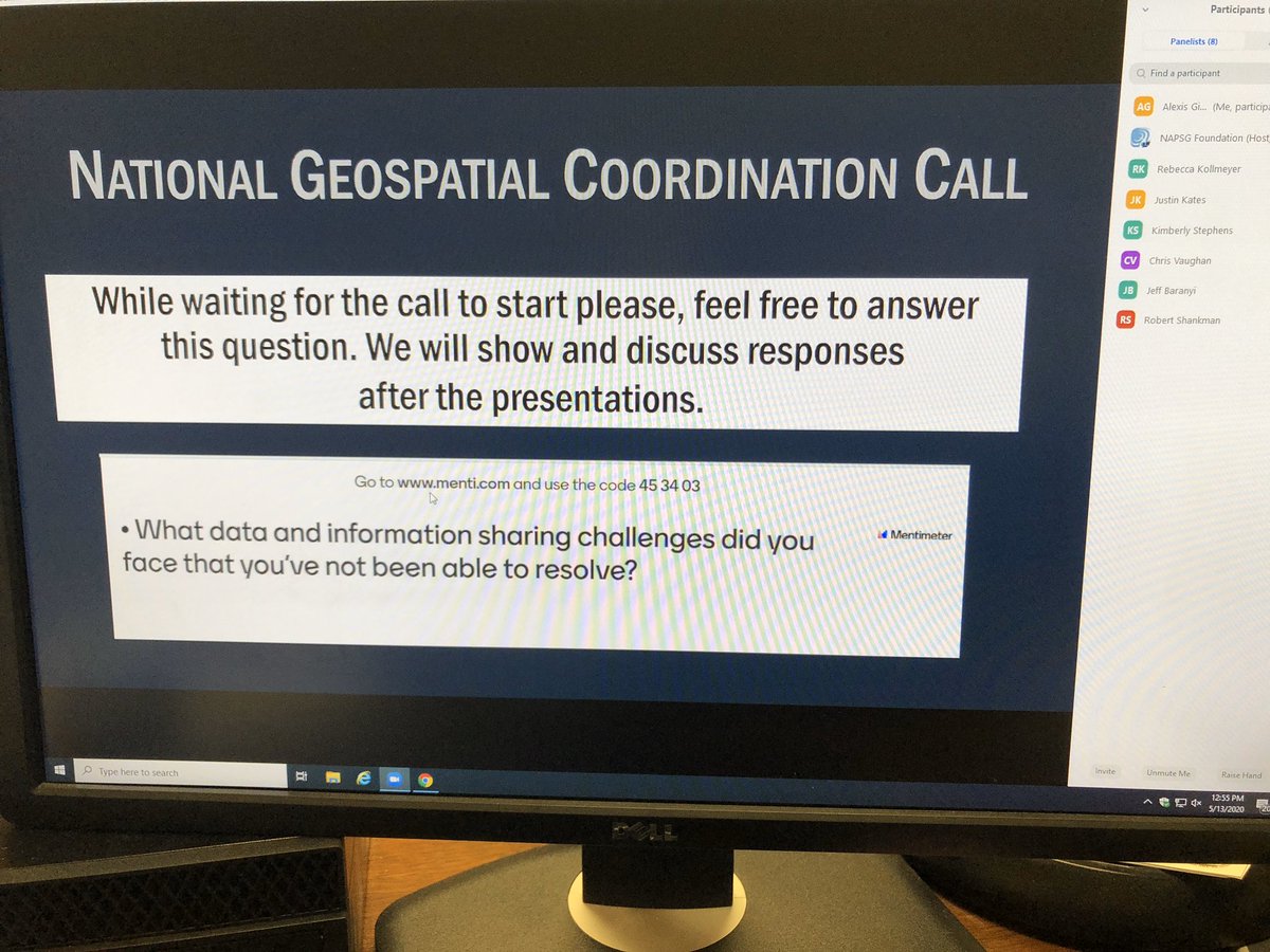 Ready to present Missouri’s PPE ordering  @esriSurvey123 solution on the  @fema National Geospatial Coordination Call. Missouri is being highlighted as a best practice state on the call today.   #weservemo  #teamitsd Still haven’t ate, pushing to make the 2 new case deadline.