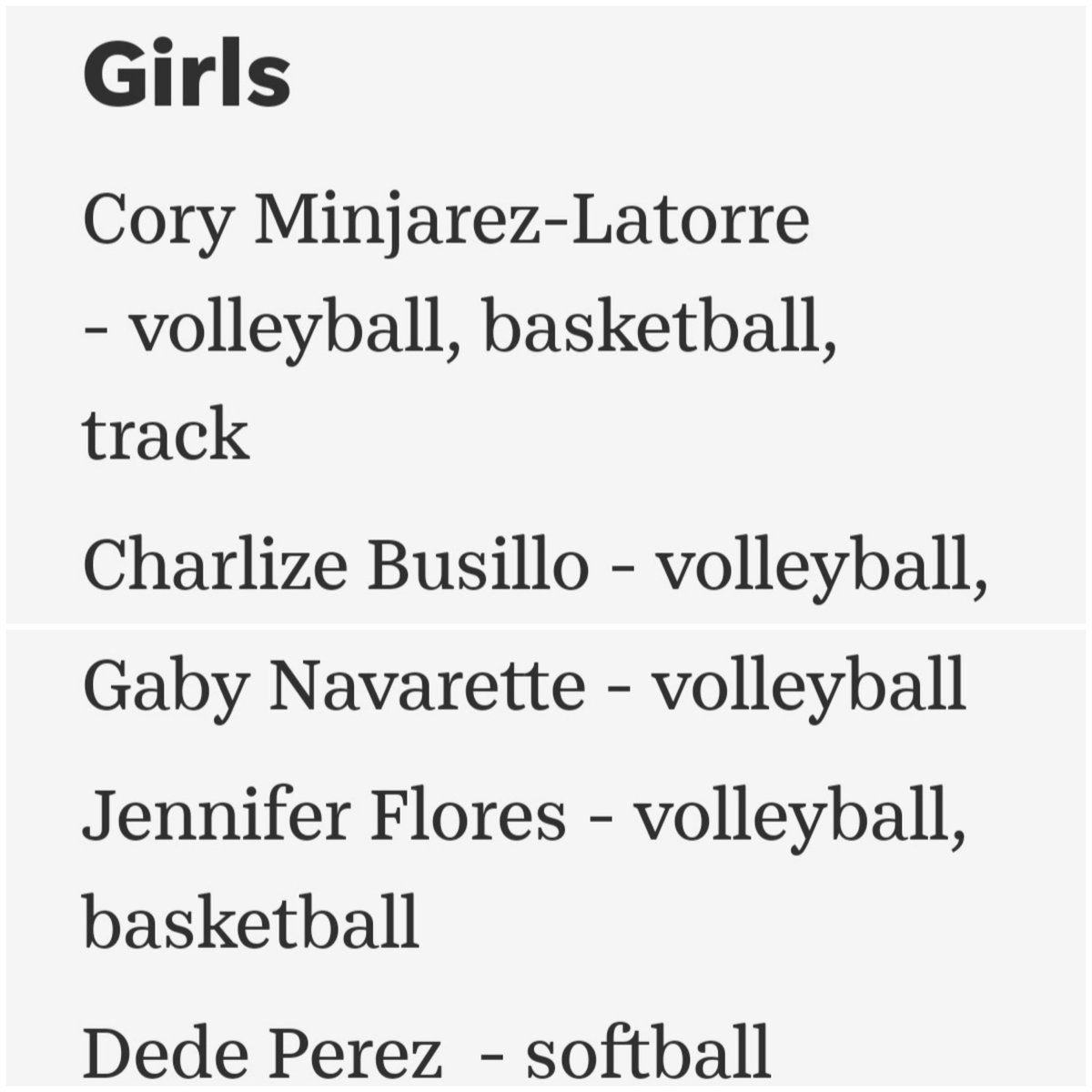 Now we add the #RiversideHighSchool great female athletes per <a href="/elpasotimes/">El Paso Times</a>!