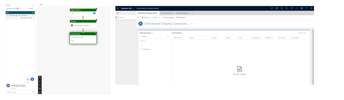 TallbergC's tweet photo. @Canada365guy Great article (part 1 &amp; 2) on how to setup Omnichannel! https://t.co/ttjeG5cCs9

However, I follwed every step (including creating the routing rule etc) but still I can´t see the chat window. Any idea what I have missed? Thanks :) https://t.co/fP49euuFsf