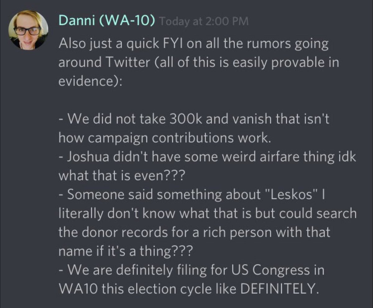 From the official J4C discord.The weird airfare thing refers to what I asked him about during our interview—he dropped $3600 in airfare and when asked about it stated it was “moving expenses,” with little more clarification.$3600 is a LOT of money. What happened?