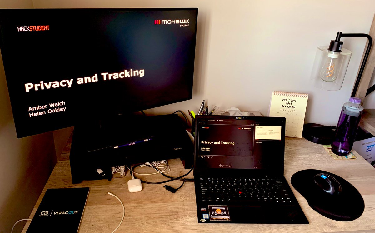 e2hln's tweet image. Today’s session with @MsAmberWelch for kids on #privacy and #tracking, organized by @hack_student and @MohawkCollege 👍

#hackstudent #womenincyber #womenintech #dataprotection #dataprivacy #cybersecurity #education