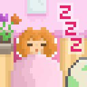 Design3DS's tweet image. Simple and cute little pixel art image I drew yesterday evening~
昨夜に可愛くて簡単なドット絵画像を描いた〜