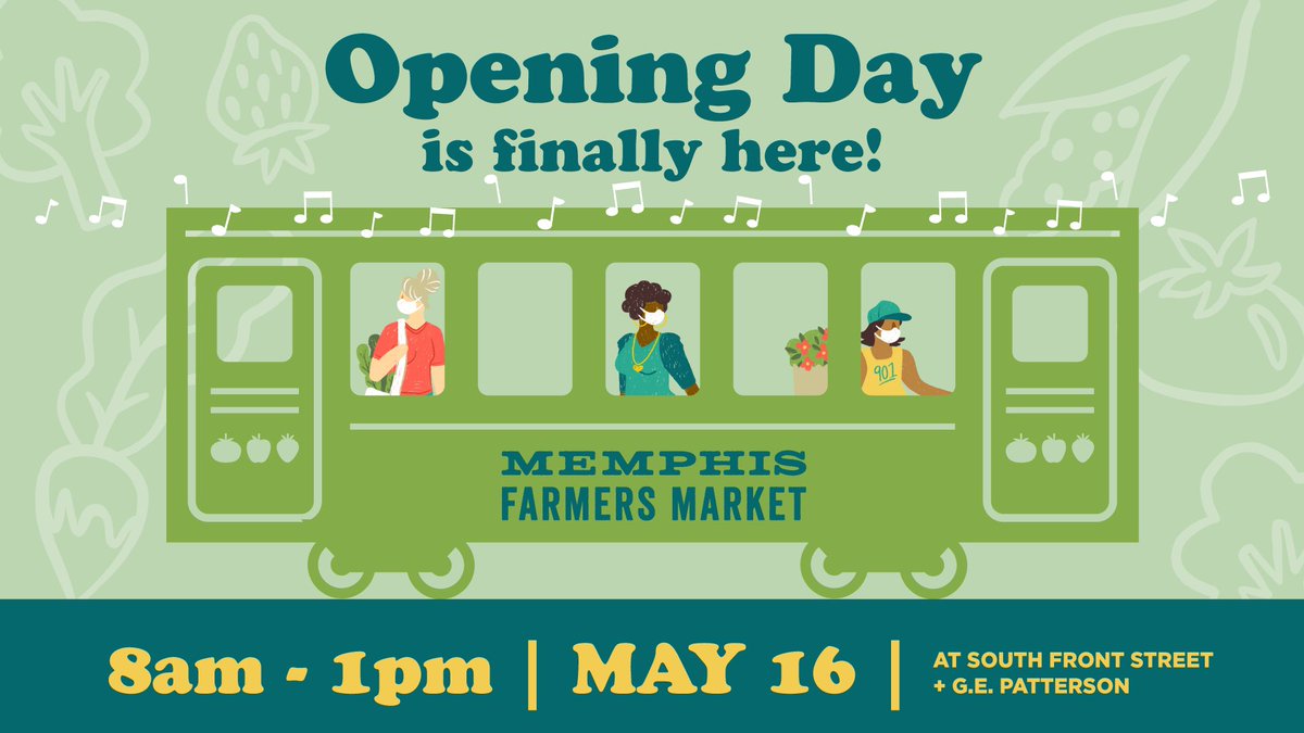 MemFarmersMkt's tweet photo. It's happening! We will see you THIS Saturday!! https://t.co/tQAQeo46L7