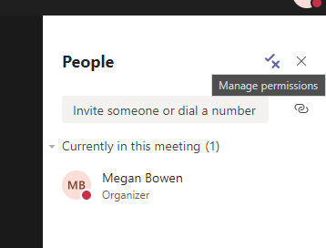 knicksmith's tweet image. Rolling out now - access your meeting options directly within your #MicrosoftTeams meeting.    This works with both scheduled and 'meet now' meetings.  Access this option from the participants pane.