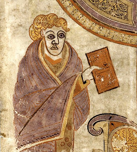 nataliejhanna's tweet image. #stayingalert face. Brought to you by the Book of Kells