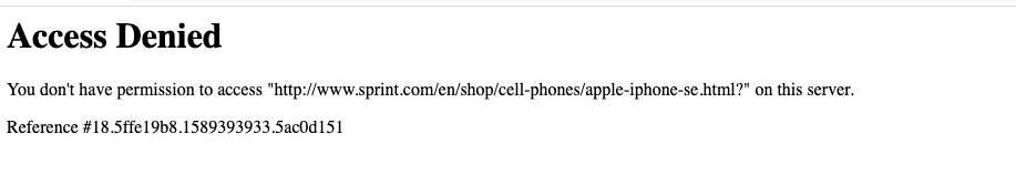 What's up @sprint @sprintcare ? Trying to shop for a new plan on the Sprint website and every page I click takes me to this