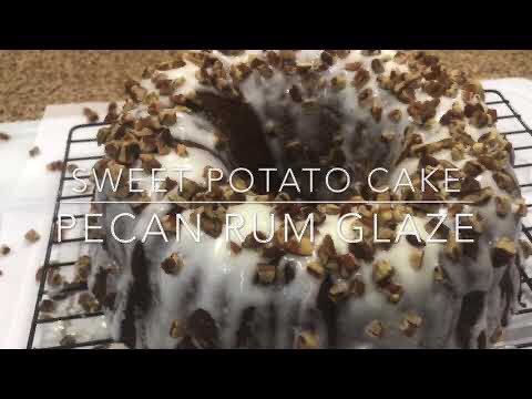 BlueWater2011's tweet photo. Sweet Potato Cake Rum Pecan Glaze.                                                            https://t.co/anrjM0Y3HP https://t.co/AiJ491vSoL