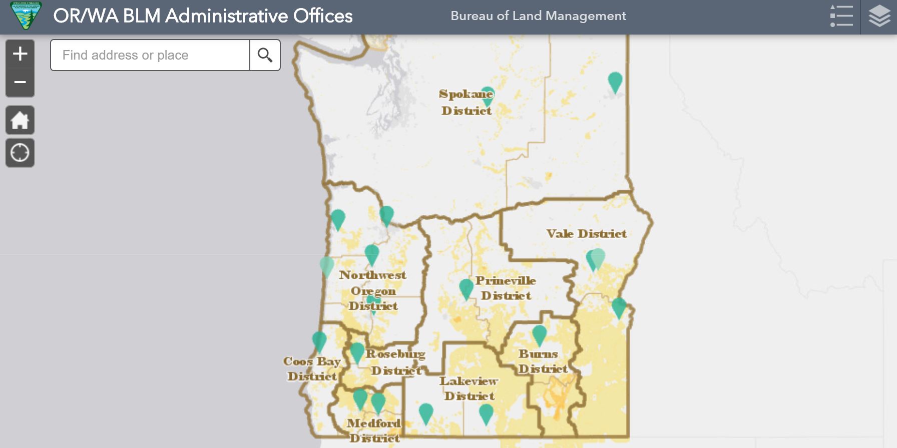 Blm Interactive Map Oregon Blm Oregon & Washington On Twitter: "Looking For Blm Info On A Specific  Area In Oregon, Washington? Interactive Map Shows Which Local Office To  Call! 📍📲 Https://T.co/Rtmceecr2P Https://T.co/Cqagkelucb" / Twitter