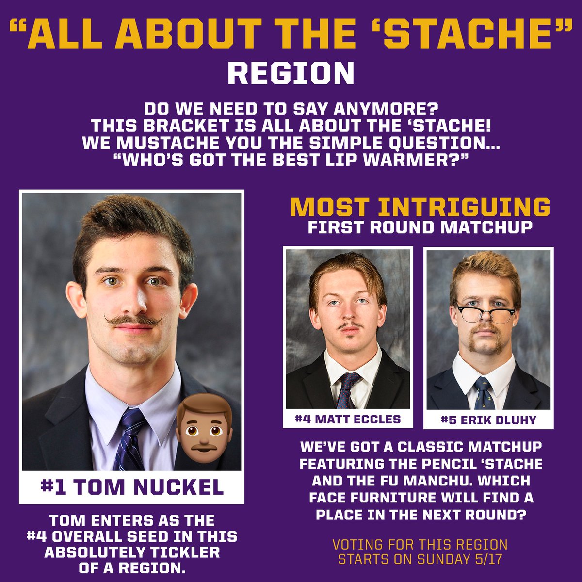 Need a little more insight into the Regions?!? 👔🃏💈👨🏽

No. 1 seeds
@PuertoRknSteven🃏
<a href="/ChokeOnMyDust/">Ocho</a>💈 
<a href="/CoreyYunker1/">Corey Yunker</a>👔
T. Nuckel👨🏽

Matchups
<a href="/miles2thompson/">Miles Thompson</a> v <a href="/connorfields05/">Connor Fields</a> 
C. Filipowski v <a href="/lyle4thompson/">LYLE THOMPSON</a> 
<a href="/ChokeOnMyDust/">Ocho</a> v <a href="/s_eccs/">sean</a> 
M. Eccles v @BigRicks7

#DaneTrain