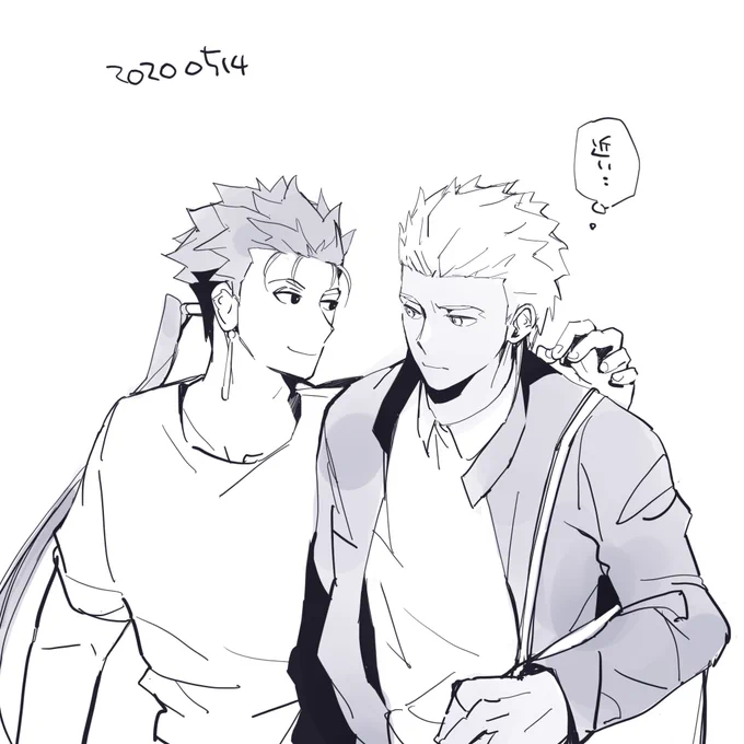 rkgk
知り合って間もない外人の距離が近い
エミヤくんは気付いていないけど今日は弟の方 
