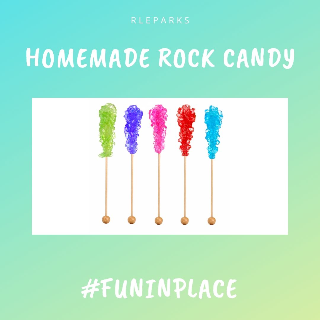rleparks's tweet image. Looking for a fun and easy edible activity with common materials around the house? Show us your completed rock candy #funinplace #sip
