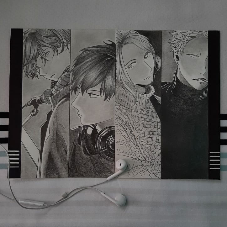 KialexS's tweet photo. Dibujo de un anime que me encanta demasiado 💕
Given - ¿Morirías por mí? </3
Esperando la película para seguir sufriendo TvT

▶ Espero que les guste este nuevo estilo que ando practicando.

#givenanime #given #mafuyu #uenoyama #drawing #animedrawing #Fanarts #yaoi #anime #manga https://t.co/JeeSYpIFmq