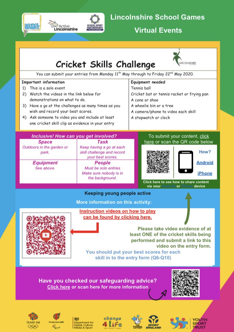 TedderPrimary's tweet photo. The virtual cricket competition is now live. It would be great to see some of you involved in it. You can find all of the relevant information in the document below⬇️ #TeamTedder https://t.co/642xz7o22A