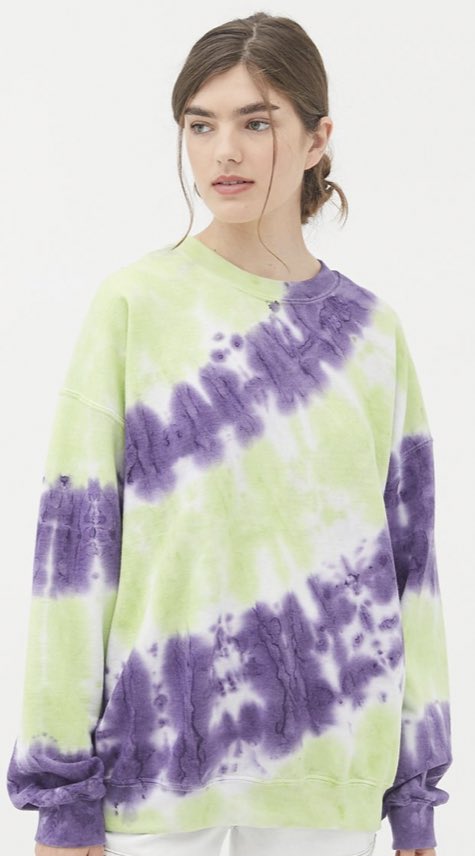 sweatshirts - https://www.urbanoutfitters.com/shop/urban-renewal-recycled-diagonal-tie-dye-crew-neck-sweatshirt?category=sweatshirts-for-women&color=034&type=REGULAR&size=ONE%20SIZE&quantity=1- https://www.urbanoutfitters.com/shop/botanical-cacti-crew-neck-sweatshirt?category=hoodies-sweatshirts-for-men&color=004&type=REGULAR&quantity=1- https://www.asos.com/us/asos-design/asos-design-oversized-sweatshirt-with-atlas-print/prd/14639488?clr=&colourWayId=16632540&SearchQuery=&cid=11321- https://www.asos.com/us/asos-design/asos-design-oversized-teddy-borg-track-top-with-half-zip-color-blocking-in-brown-beige/prd/14162746?clr=&colourWayId=16596050&SearchQuery=teddy%20sweatshirt
