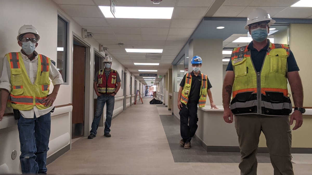 We recently completed 24 new permanent beds for a healthcare client. The team was asked to complete this project 30 days ahead of schedule, 30 days prior to the new completion date and knocked it out of the park! Thank you for your commitment to the healthcare industry. #Kudos