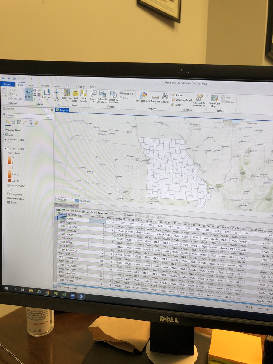 Presentation complete, T minus 20 minutes to push out the new case data- for that I’m using  @esri pro!