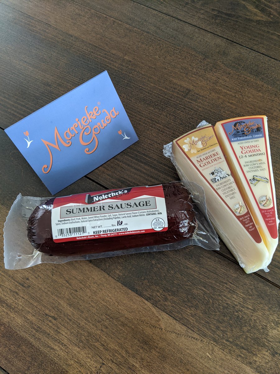 dpbuck's tweet photo. Man I just love working with great partners like @teschglobal! Sent us some fantastic Wisconsin cheese just because. #CheeseFromTG #WisconsinLove #SayCheese https://t.co/yW1IYn5LEM