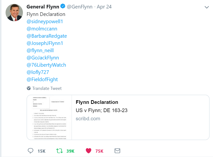Grenell releases list of officials who sought to 'unmask' Flynn: Biden, Comey, Obama intel chiefs among them!! https://www.foxnews.com/politics/grenell-releases-list-of-officials-who-sought-to-unmask-flynn-biden-comey-obama-intel-chiefs-among-them